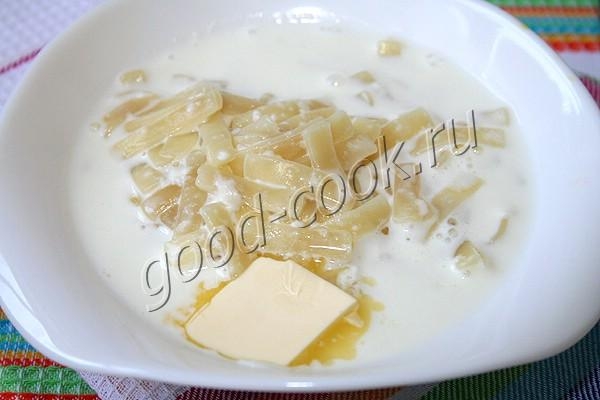 молочный суп с вермишелью